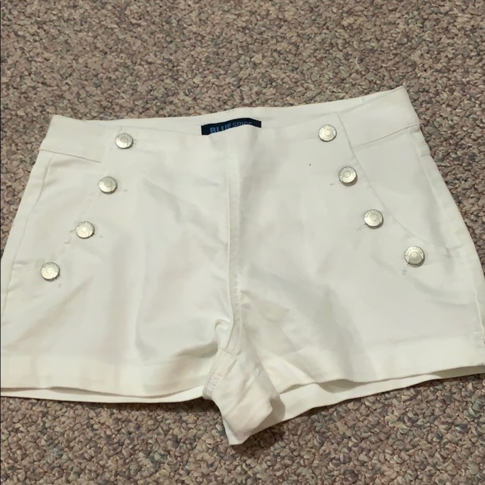White shorts